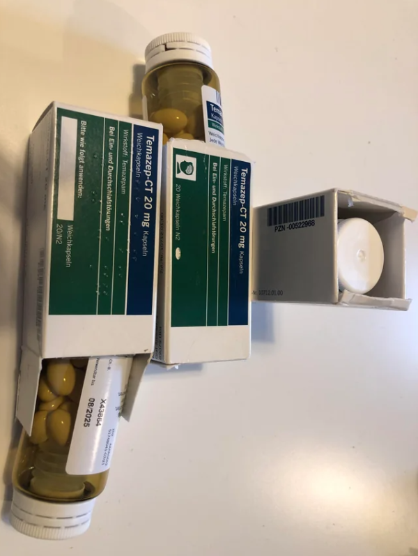 Temazepam Wobbly eggs